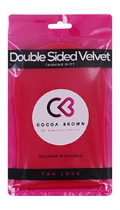 Cocoa Brown Deluxe Velvet Double-Sided Tanning Mitt - handske för brun utan sol